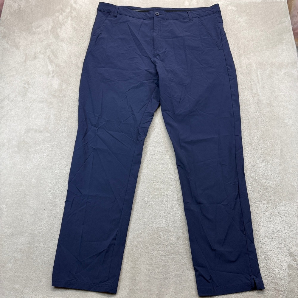 Oakley Pants Mens 40x32 Golf Chino Navy Blue Regular Fit Lightweight Performance